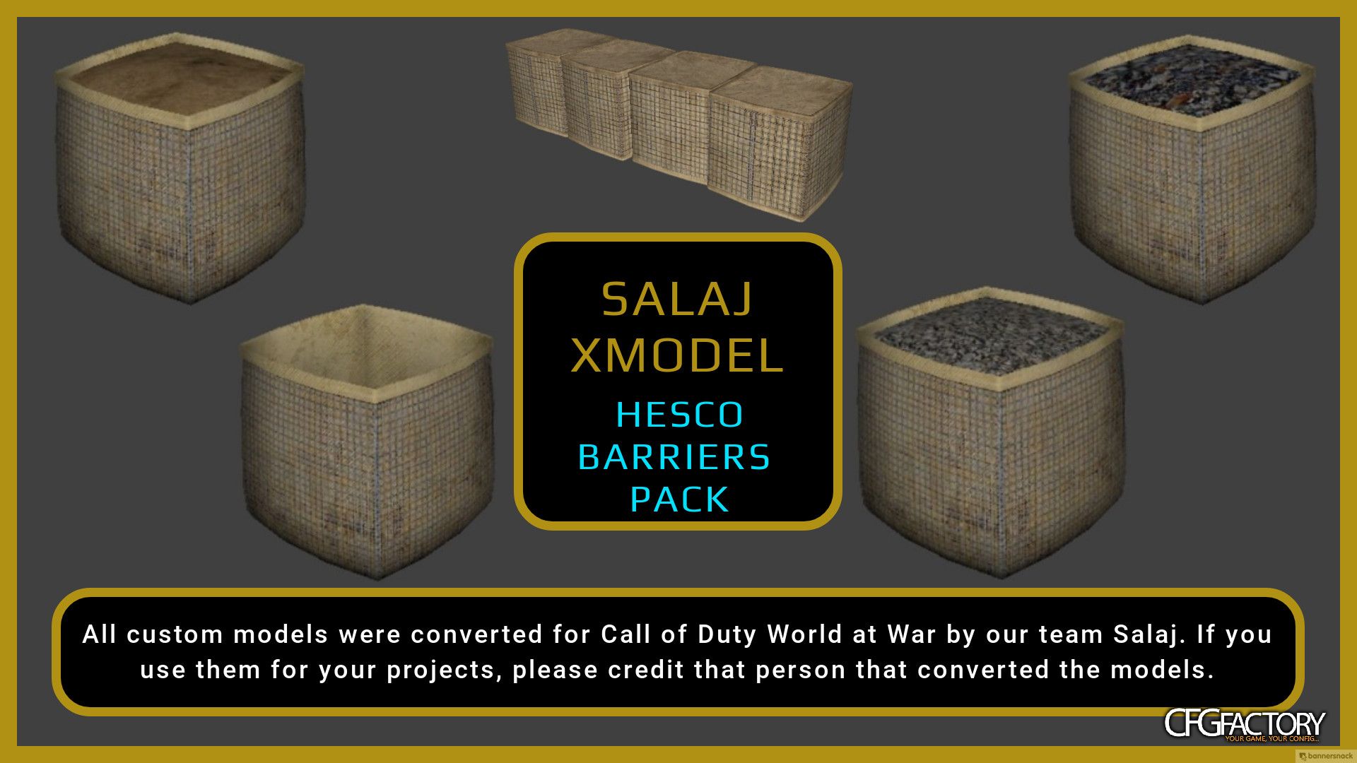 SALAJ - hesco barriers pack