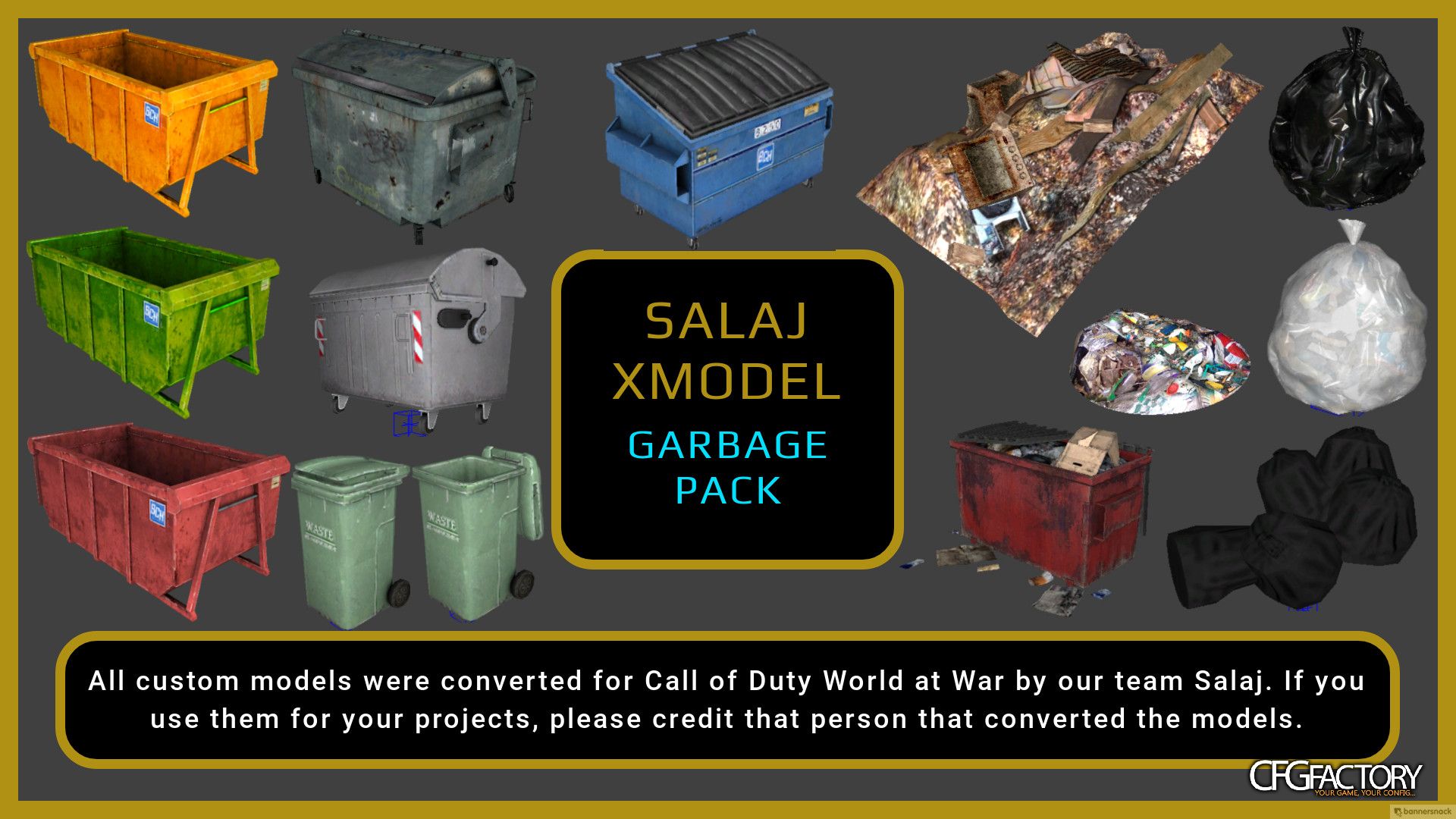 Salaj - garbage pack
