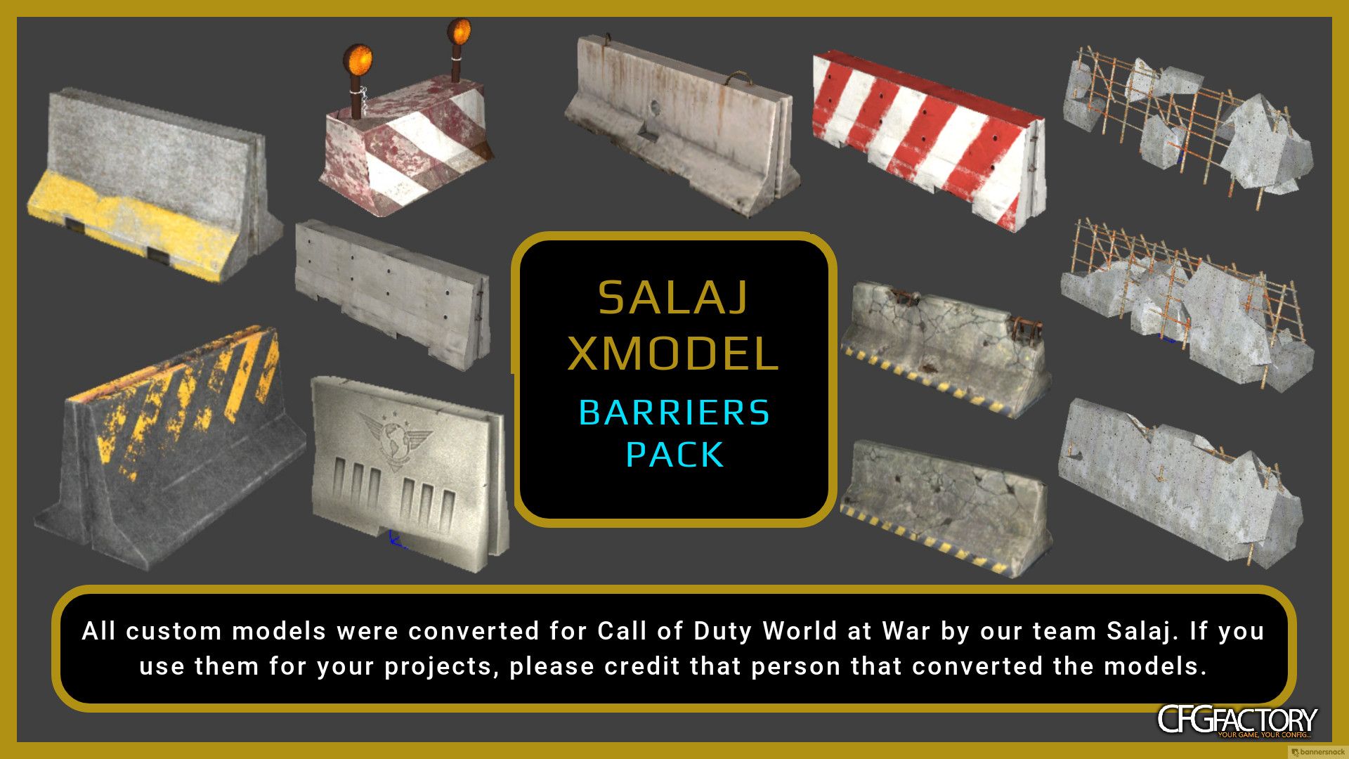 SALAJ - Barriers Pack