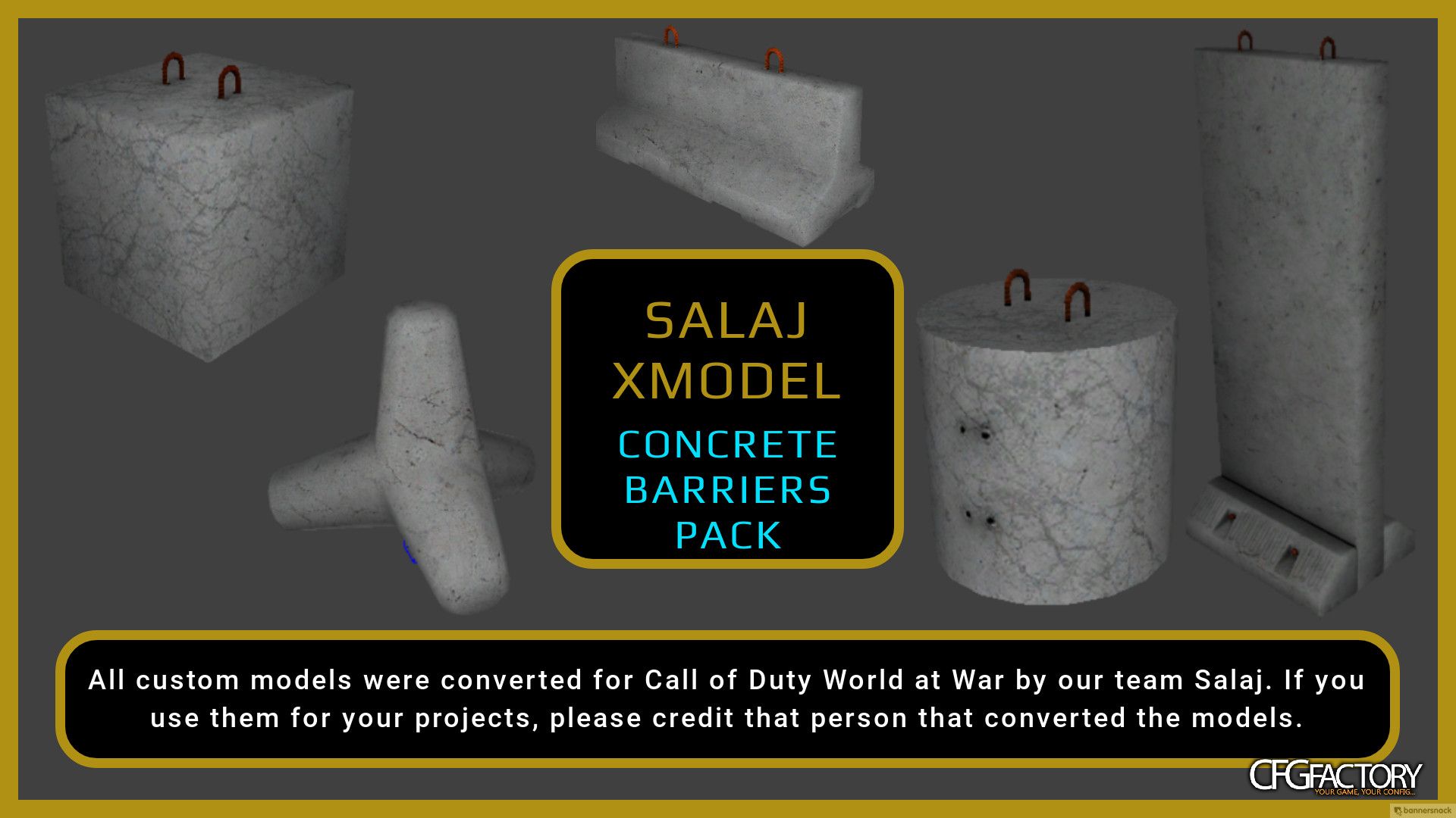 Salaj - Concrete Barriers Pack