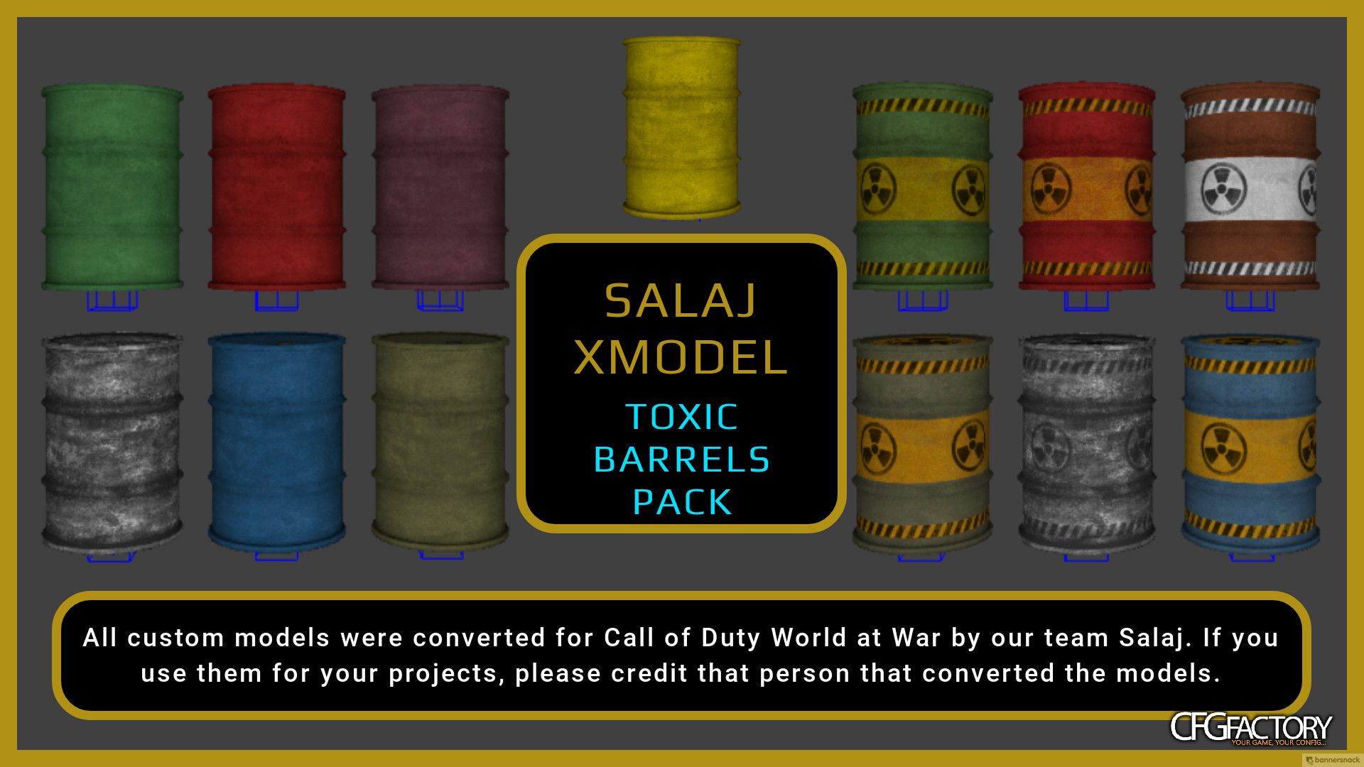 SALAJ - Toxic Barrels Pack