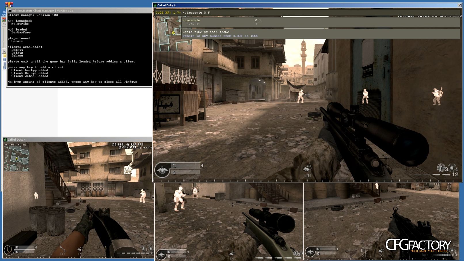 Client Manager for CoD4