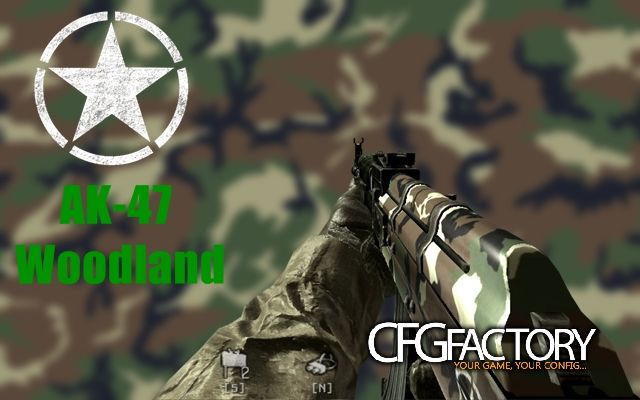 AK-47 Woodland Camo