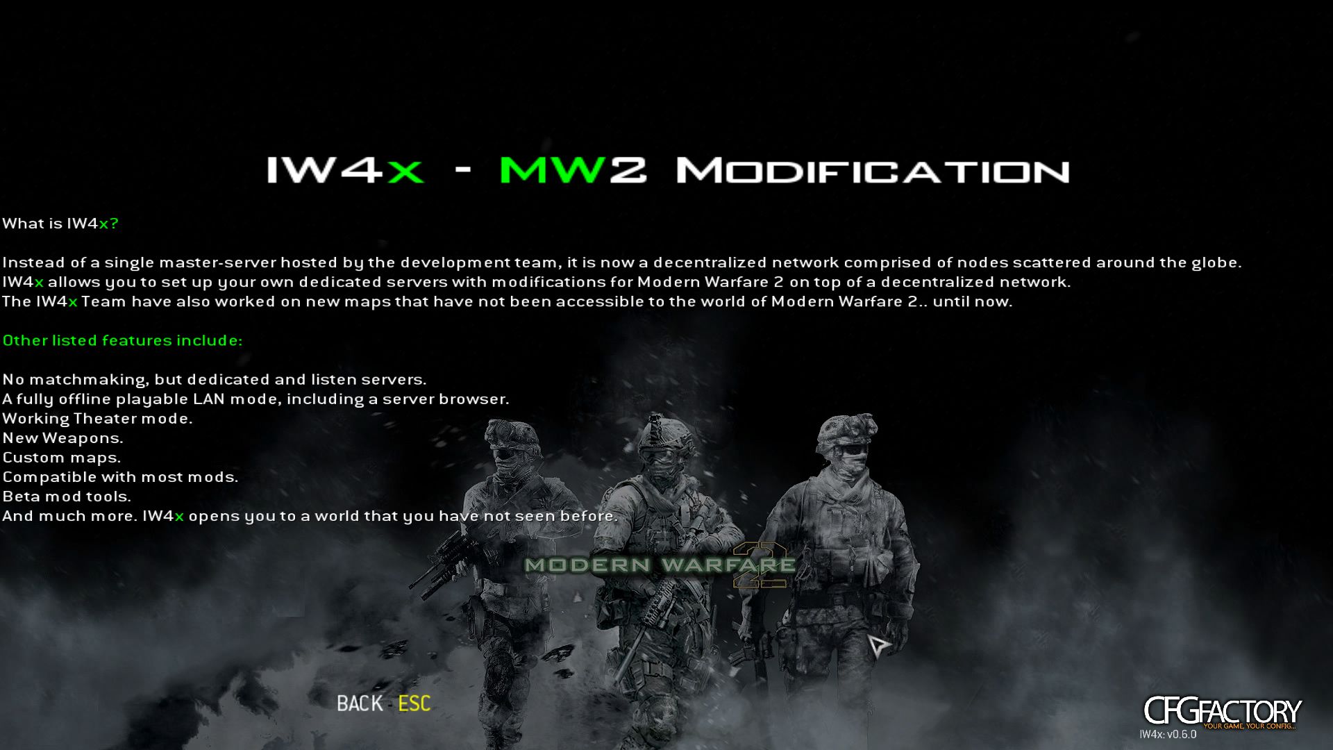 Eclectic IW4x Full GUI