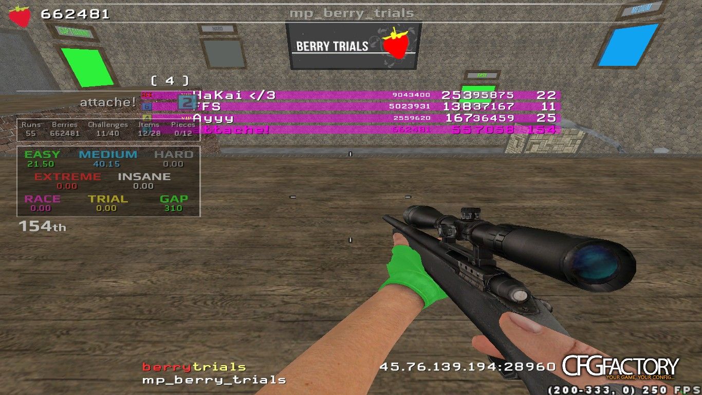 Config for jump