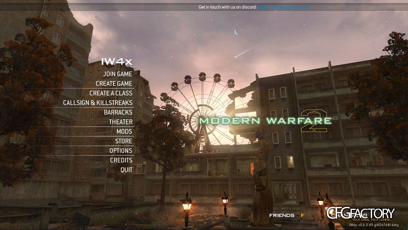 Cod: MW2 Menu iw4x Night Pripyat