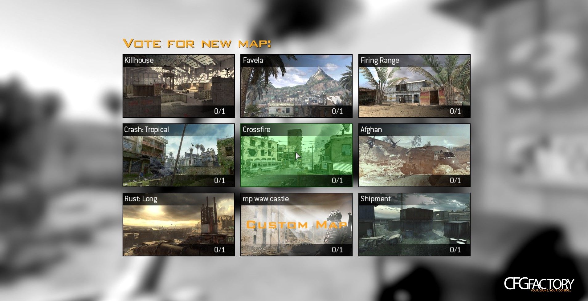 Votemap cod4 source + mod