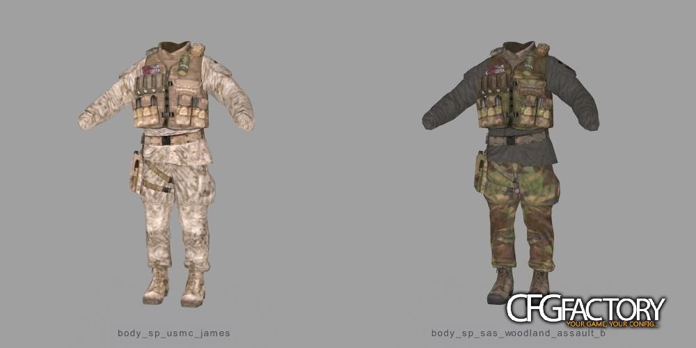 Edited models from Sovietmann, for modtools CoD4MW