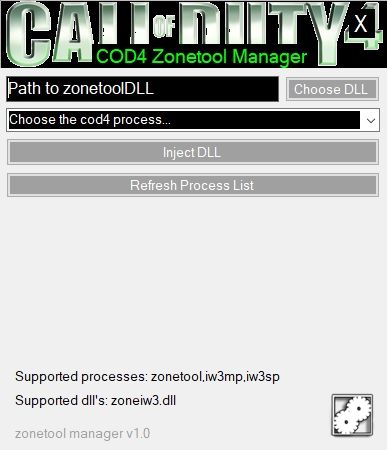 COD4 Zonetool Manager