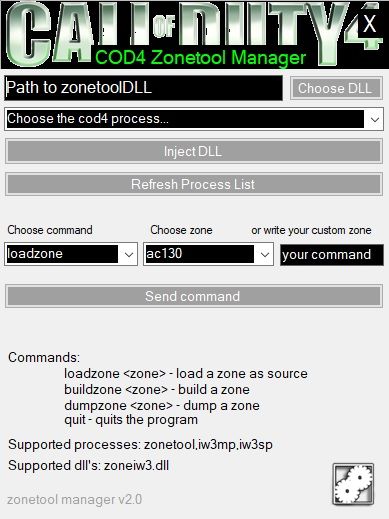 COD4 ZONETOOL MANAGER 2