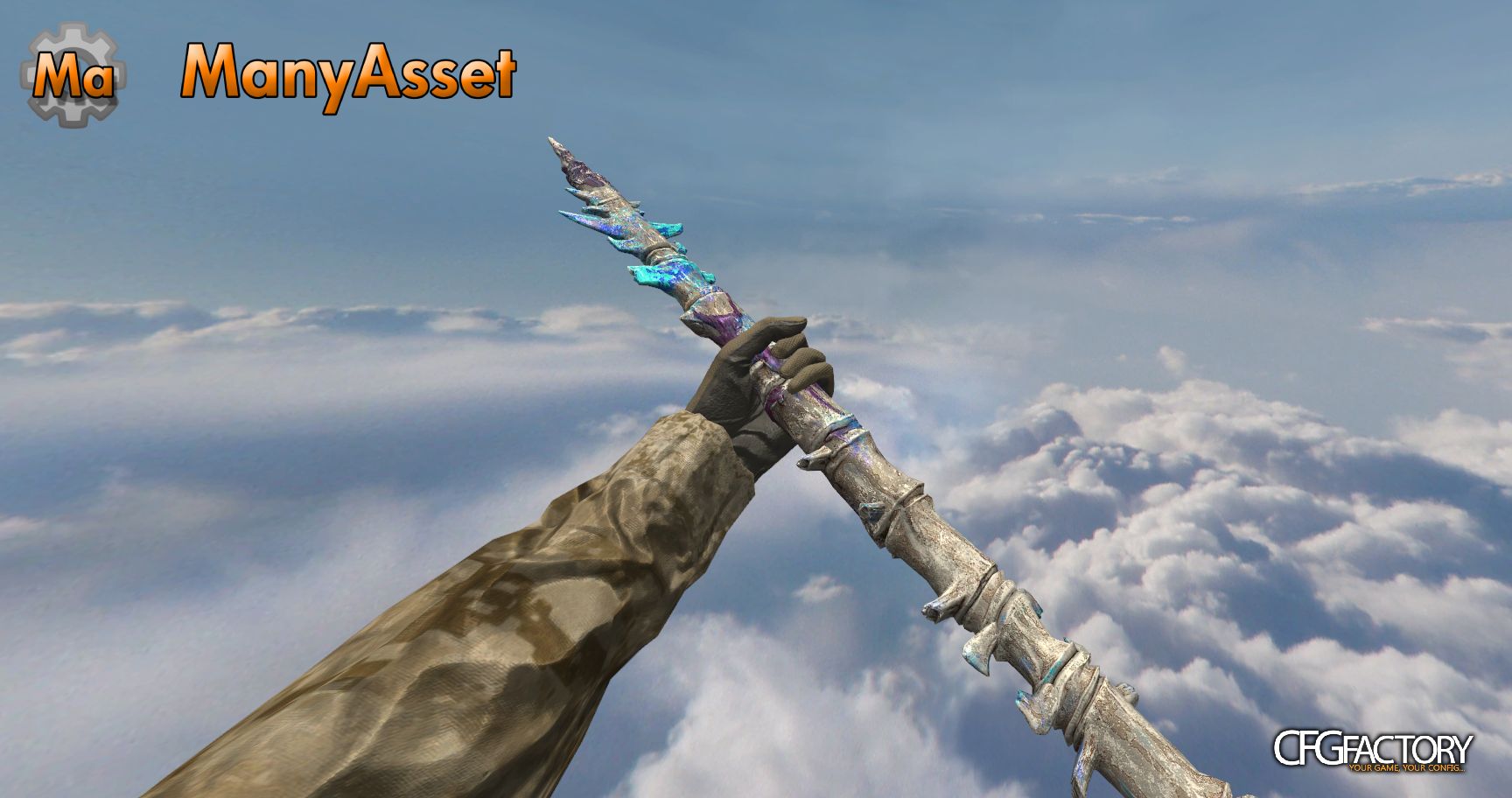 COD Online Glaive Bone Melee Weapon