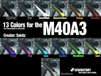 M40A3 13 Colors