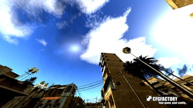 Classic blue sky