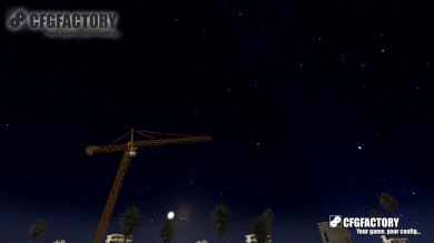 Night sky with stars