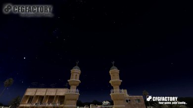 Night sky with stars