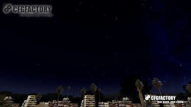 Night sky with stars