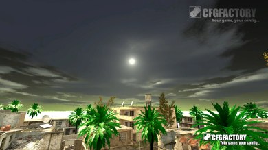 Midnight sky / small moon