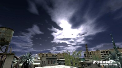 Dark sky from The Colony movie