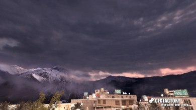 Sunset sky