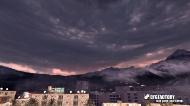 Sunset sky
