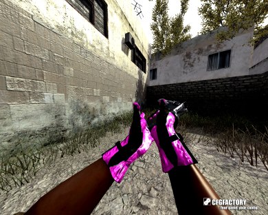 Lila neon gloves