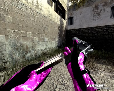 Lila neon gloves