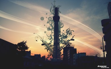 Tower background