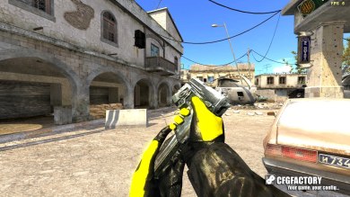 Yellow Black Gloves