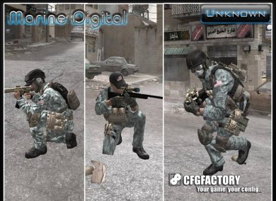 Marine Digital skin