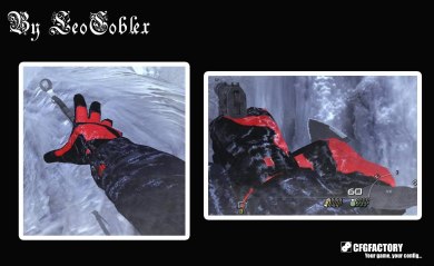 Red/Black Winter Gloves