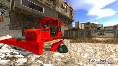 Red Bulldozer