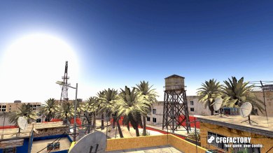 Bright sun sky