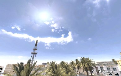 Above the sky