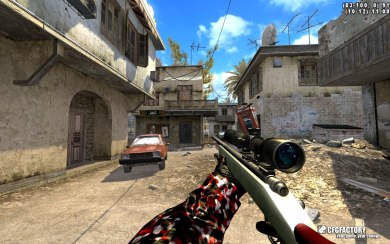 Red Camo Gloves