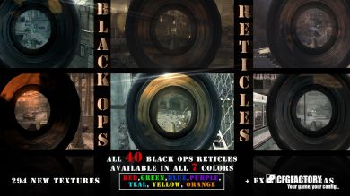 Black Ops reticles (COD4)