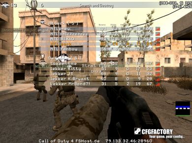 TERRORECON.CoD4 team cfg