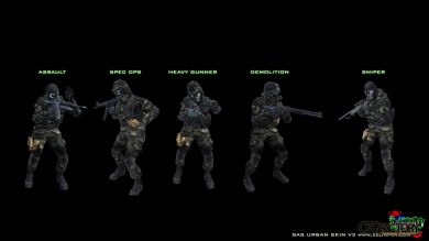 Ze Limper’s Urban Faction SAS Skins v3