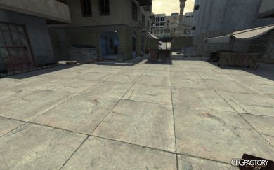 Concrete strike floor