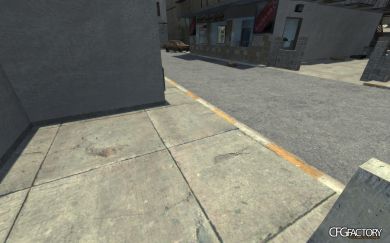Concrete strike floor