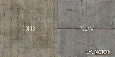 Concrete strike floor