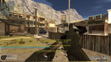 ak47, ak74u, p90, m40a3, m4, claymore and the cfg