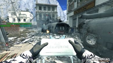 ak47, ak74u, p90, m40a3, m4, claymore and the cfg