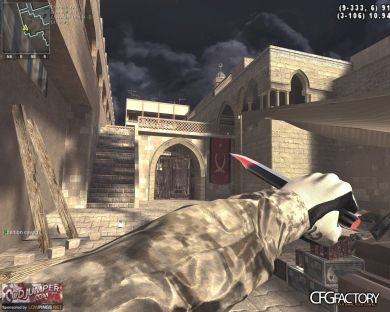 Black/Red Knife
