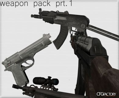 3dsMax Weapon Pack Prt-1