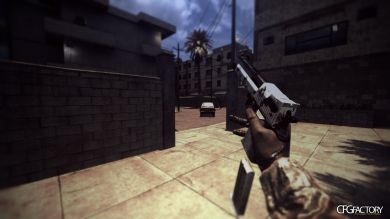 Desert Eagle Silver Black Blood