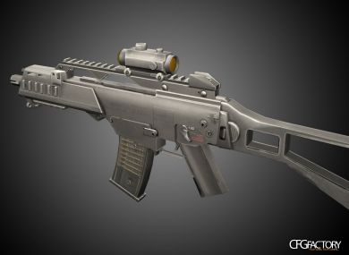 3dsMax Weapon Pack Prt-1-3 (+Normal Map Fix)