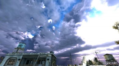 Light Blue Cloudy Sky