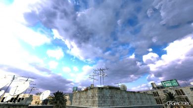 Light Blue Cloudy Sky