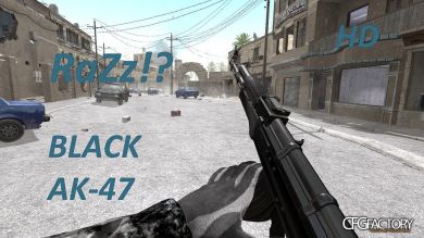 Black HD AK-47