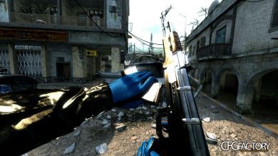 Blue & Red Gloves